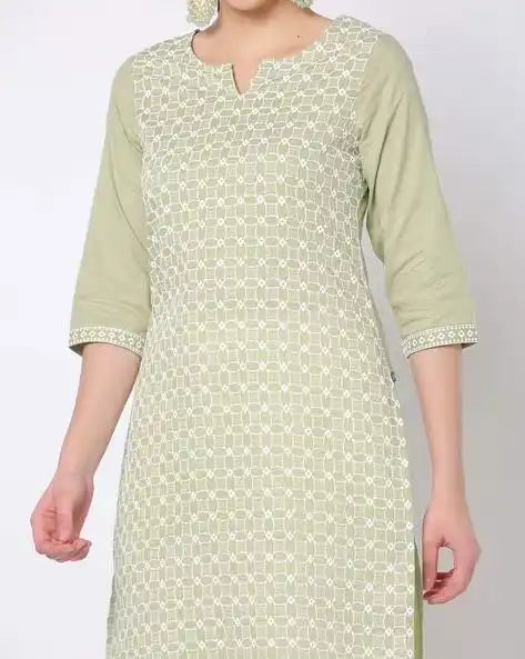 WOMENS KURTHI MINT GREEN