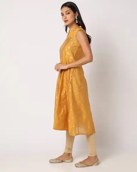 WOMENS KURTHI TURMERIC YELLOW