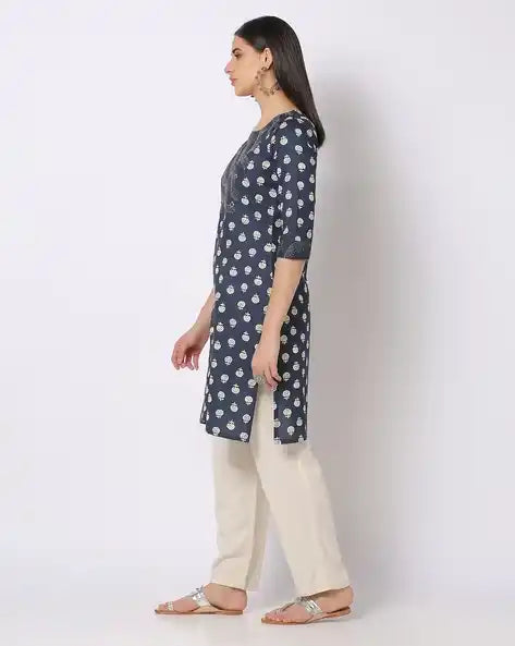 WOMENS KURTHI BLUE