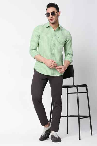 BASICS Mens DARK GREY TAPERED TROUSER 23BTR50271 FF