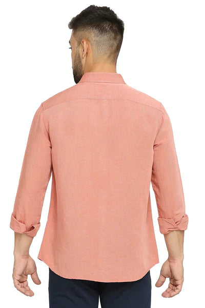 BASICS Mens PEACH SLIM SHIRT 23BSH51479 LS