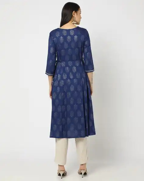 WOMENS KURTHI BLUE