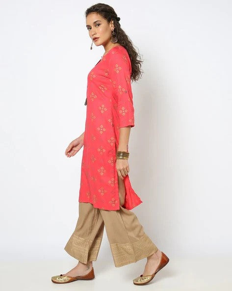 Womens PINK Color KURTHI