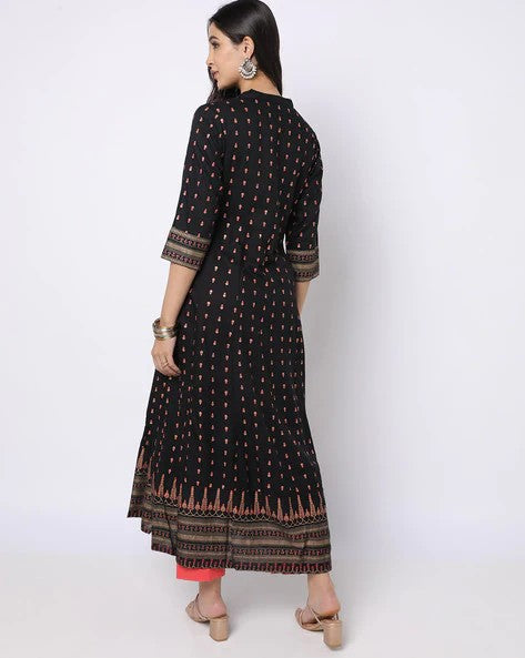 Womens BLACK BLACK Color KURTHI