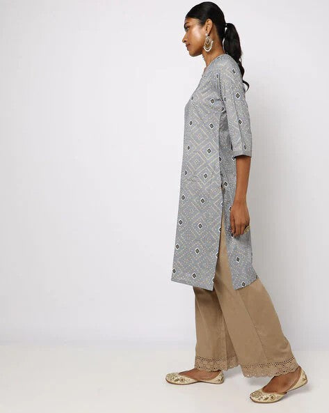 Womens LT. GREY Color KURTHI