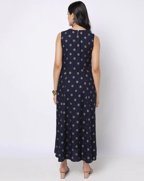 Womens NAVY Color KURTHI