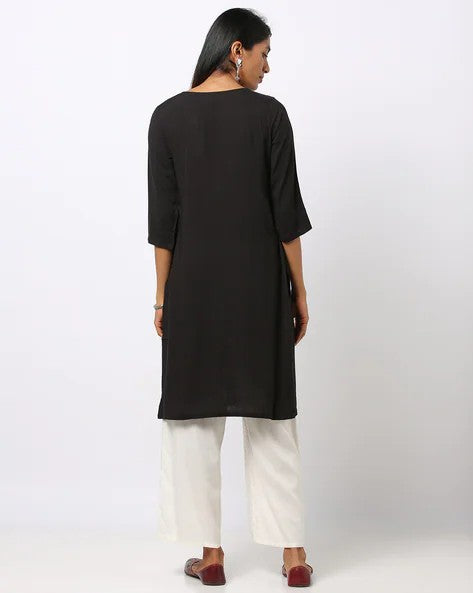 Womens BLACK BLACK Color KURTHI
