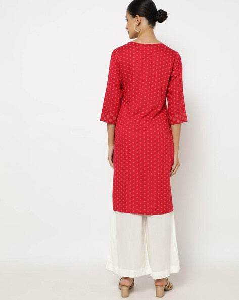 Womens MAGENTA/FUCHSIA Color KURTHI