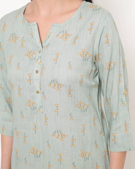 Womens PEACH Color KURTHI