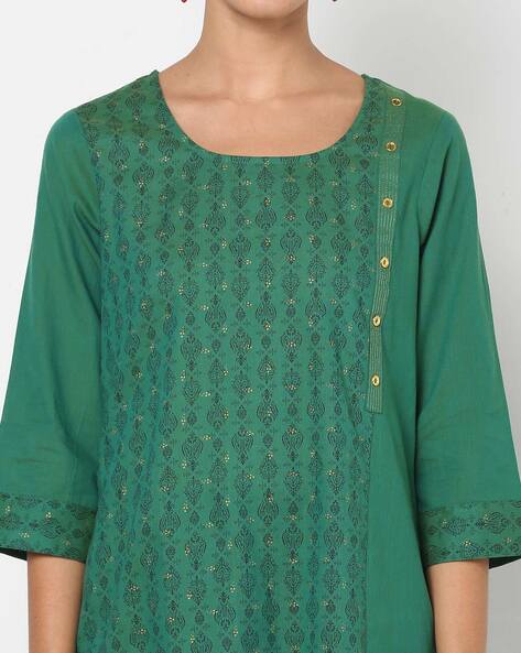 Womens GREEN Color KURTHI