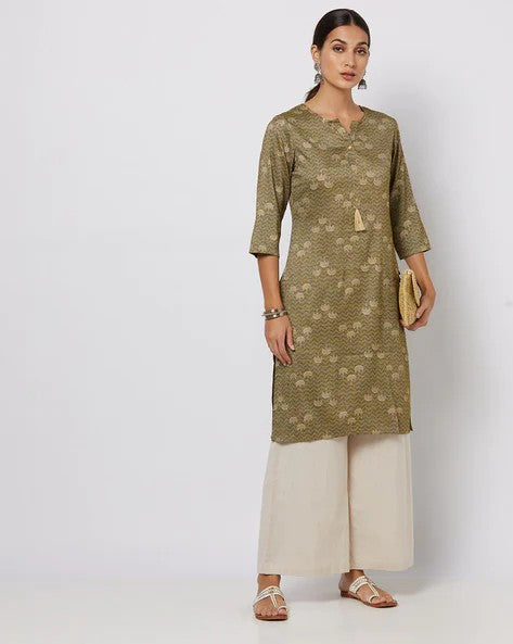 Womens GREEN Color KURTHI