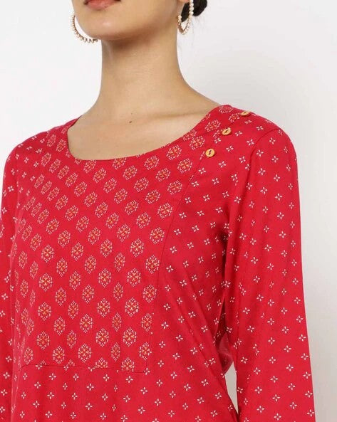 Womens MAGENTA/FUCHSIA Color KURTHI