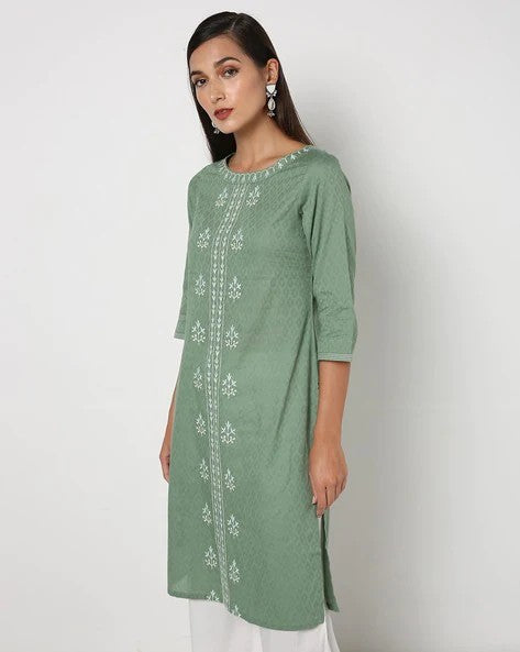 Womens LT. GREEN Color KURTHI