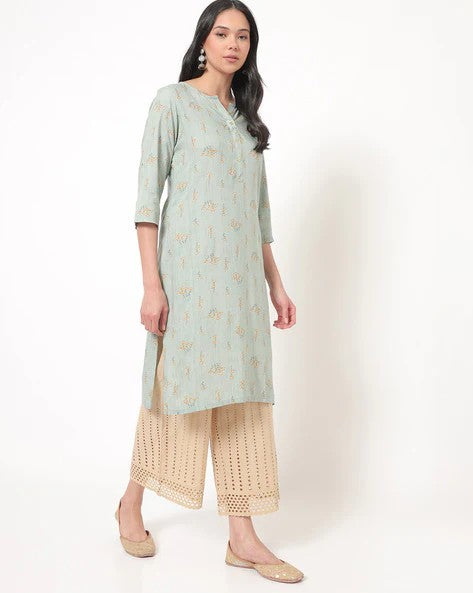 Womens PEACH Color KURTHI