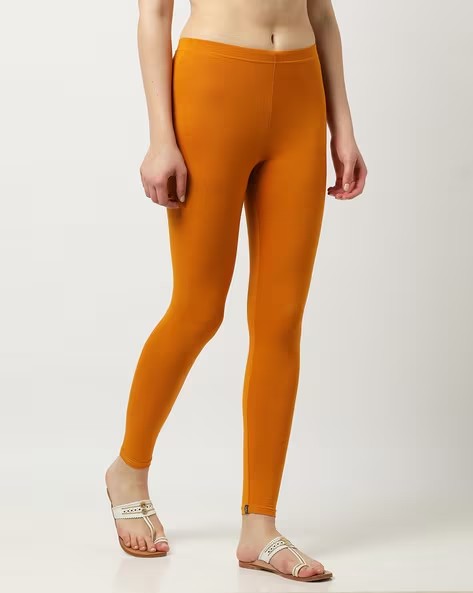 Womens MUSTARD Color LEGGINGS