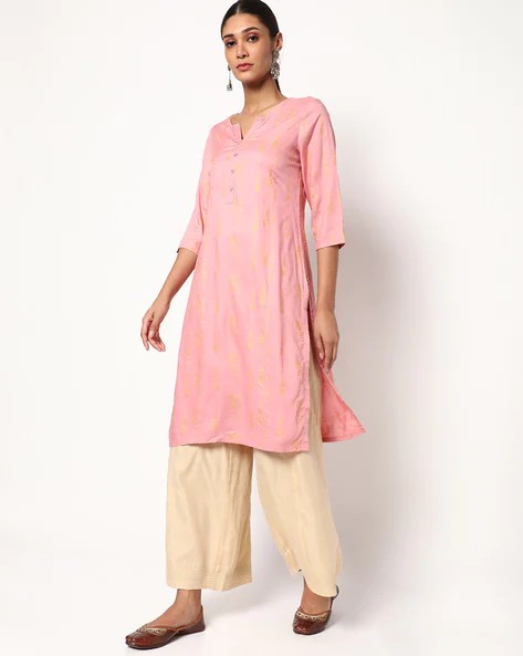 Womens LT. PINK Color KURTHI