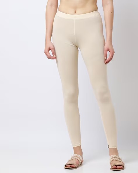 Womens OFF WHITE Color LEGGINGS