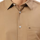 Basics Mens KHAKI SLIM PLAIN SHIRT - 24BSH53520