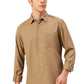 Basics Mens KHAKI SLIM PLAIN SHIRT - 24BSH53520