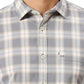 Basics Mens GREY SLIM CHECKS SHIRT - 24BSH54758