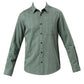 Basics Mens OLIVE SLIM STRIPES SHIRT - 24BSH54862