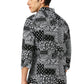 Basics Mens BLACK SLIM PRINT SHIRT - 24BSH55123