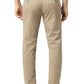 Basics Mens MID BROWN TAPERED SELF TROUSER - 24BTR55015