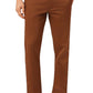 Basics Mens DK BROWN TAPERED SELF TROUSER - 24BTR55017