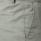 Basics Mens MID GREY TAPERED SELF TROUSER - 24BTR55057