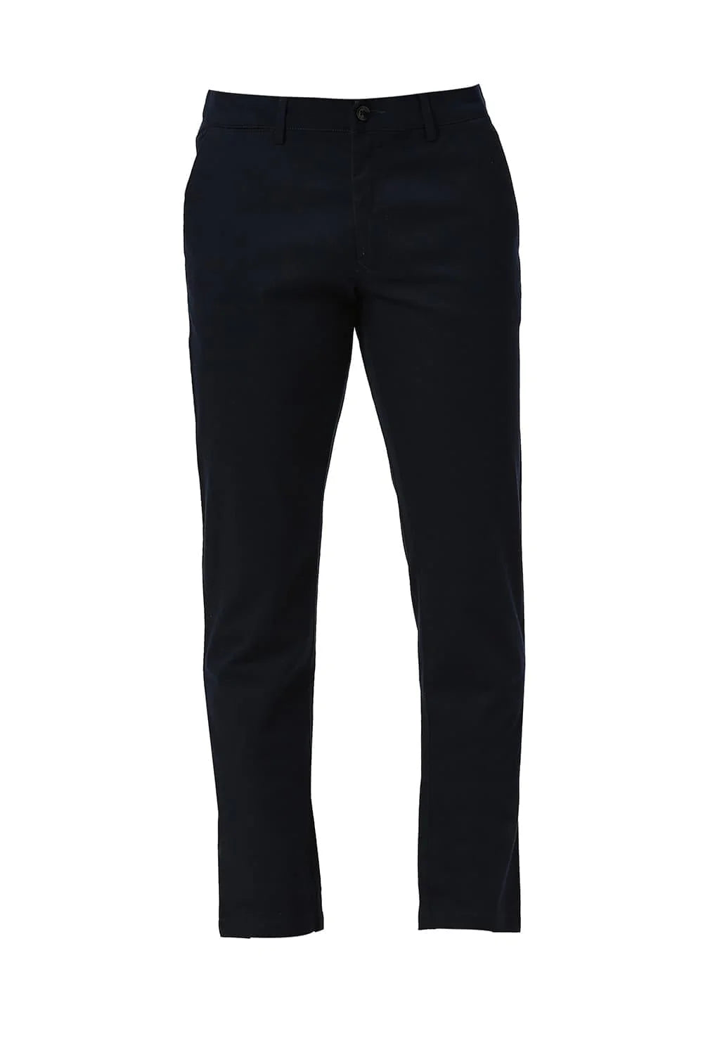 Basics Mens NAVY TAPERED SELF TROUSER - 24BTR55090