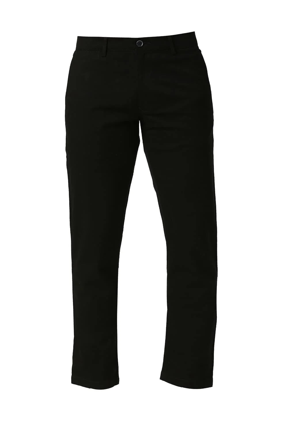 Basics Mens BLACK TAPERED SELF TROUSER - 24BTR55091