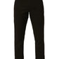 Basics Mens DK BROWN TAPERED SELF TROUSER - 24BTR55098