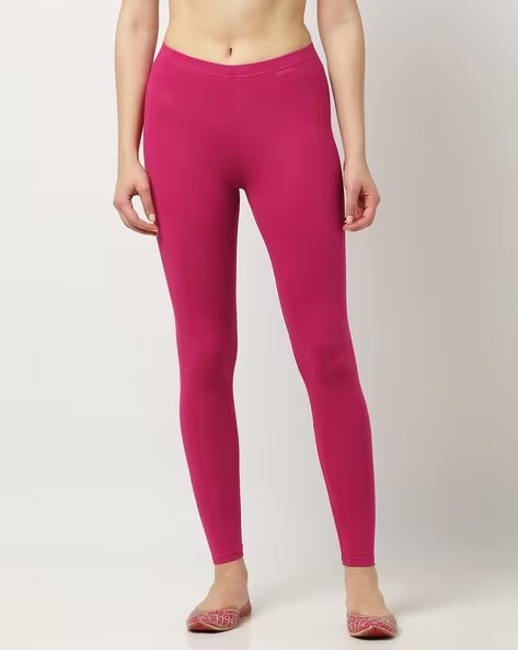 Womens MAGENTA/FUCHSIA Color LEGGINGES