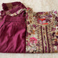 3 PCS KURTHI SET 1802002PURPLE