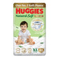 Huggies Natural Soft Premium Baby Diaper Pants, Our No.1 Soft Pants, New Born/Extra Small (XS) Size (0-5 Kgs), Pack of 76 | Cloud Softness All over with India's 1st Cloud Touch Belt