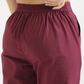 Everyday Cotton Pants - Wine