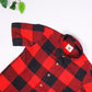 2404LDBSH0108 Boys Shirt Red Half Sleeve