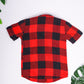 2404LDBSH0108 Boys Shirt Red Half Sleeve