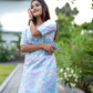 Eilaa - Azzure Blossom Organza Top