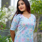 Eilaa - Azzure Blossom Organza Top