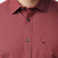 BASICS Mens  RED SLIM SHIRT 23BSH52253 LS