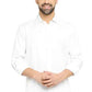 BASICS Mens  WHITE SLIM SHIRT 23BSH51718 LS