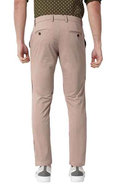 BASICS Mens  MID BROWN TAPERED TROUSER 23BTR50297 FF