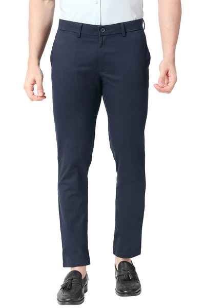 BASICS Mens  NAVY TAPERED TROUSER 23BTR50266 FF