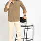 BASICS Mens  KHAKI SLIM SHIRT 23BSH51910 HS