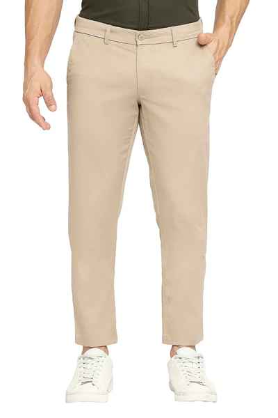 BASICS Mens  KHAKI TAPERED TROUSER 23BTR51576 FF