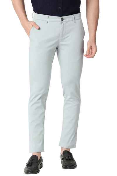 BASICS Mens  LIGHT GREY TAPERED TROUSER 23BTR50255 FF