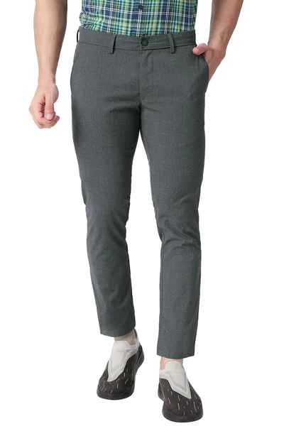 BASICS Mens  DARK GREY TAPERED TROUSER 23BTR50306 FF