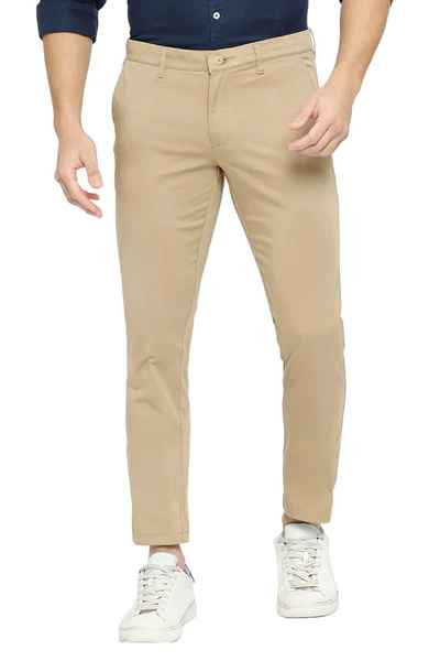 BASICS Mens  KHAKI TAPERED TROUSER 23BTR52945 FF