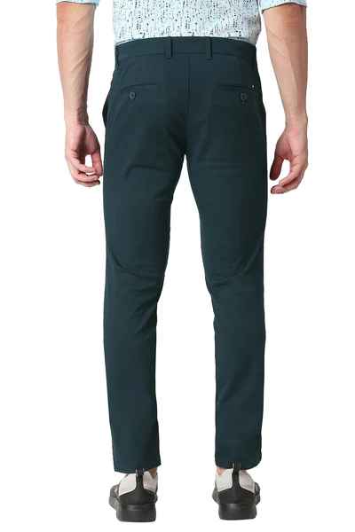 BASICS Mens  DARK GREEN TAPERED TROUSER 23BTR50256 FF